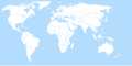 Blank world map